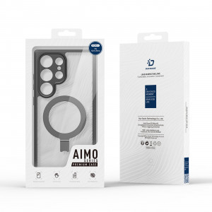 Подсилен гръб Dux Ducis Aimo MagSafe - Samsung Galaxy S24 Ultra черен - Img 5