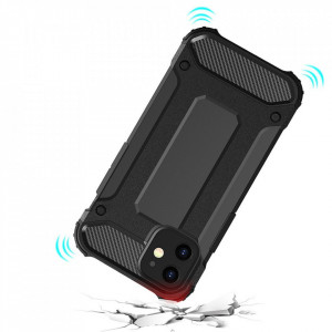 Подсилен гръб Hybrid Armor - iPhone 12 Pro Max черен - Img 7