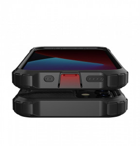 Подсилен гръб Hybrid Armor - iPhone 12 Pro Max черен - Img 9