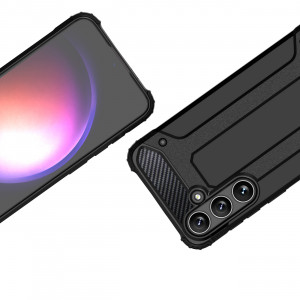 Подсилен гръб Hybrid Armor - Samsung Galaxy S24+ черен - Img 3