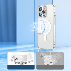 Подсилен гръб JOYROOM 14D MagSafe - iPhone 14 Plus (JR-14D7) прозрачен - Img 3