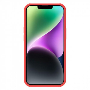 Подсилен гръб NILLKIN Super Frosted Shield Pro - iPhone 14 Plus червен - Img 3