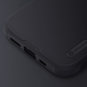 Подсилен гръб NILLKIN Super Frosted Shield Pro - iPhone 15 Plus син - Img 10