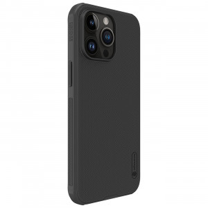 Подсилен гръб NILLKIN Super Frosted Shield Pro - iPhone 15 Pro Max черен - Img 5