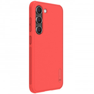 Подсилен гръб NILLKIN Super Frosted Shield Pro - Samsung Galaxy S23+ червен - Img 3