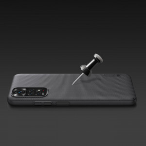 Подсилен гръб NILLKIN Super Frosted Shield - Xiaomi Poco M4 Pro 5G / Redmi Note 11S 5G / 11T 5G черен - Img 14
