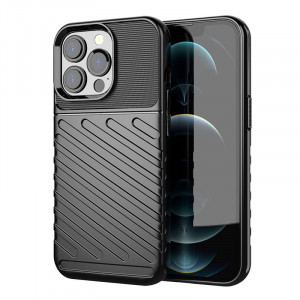 Подсилен гръб Thunder - iPhone 13 Pro черен - Img 1