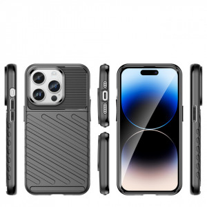 Подсилен гръб Thunder - iPhone 14 Pro Max черен - Img 2