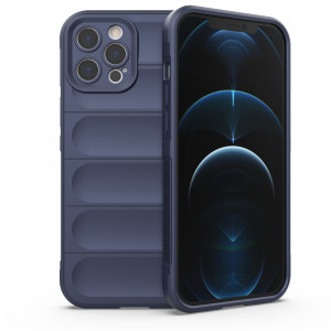 Подсилен гъвкав гръб Magic Shield - iPhone 12 Pro Max тъмносин - Img 1