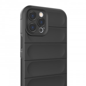 Подсилен гъвкав гръб Magic Shield - iPhone 12 Pro Max тъмносин - Img 10