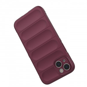Подсилен гъвкав гръб Magic Shield - iPhone 14 Plus бордо - Img 8