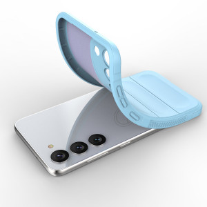 Подсилен гъвкав гръб Magic Shield - Samsung Galaxy S23+ светлосин - Img 16