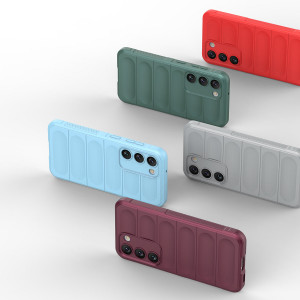 Подсилен гъвкав гръб Magic Shield - Samsung Galaxy S23+ син - Img 7