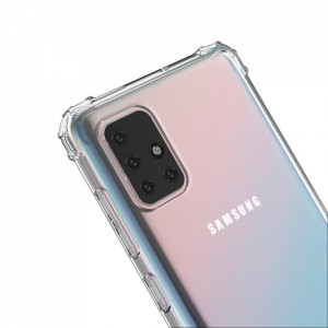 Подсилен силиконов гръб WOZINSKY Anti Shock Military Grade - Samsung Galaxy M51 прозрачен - Img 6