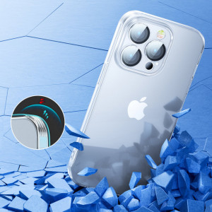 Прозрачен гръб със защита за камерата JOYROOM 14Q - iPhone 14 Plus (JR-14Q3) прозрачен - Img 4