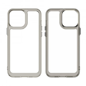 Прозрачен гръб с гел рамка Outer Space - iPhone 13 Pro Max червен - Img 11