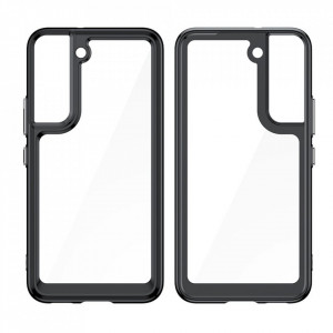 Прозрачен гръб с гел рамка Outer Space - Samsung Galaxy S22+ прозрачен - Img 5