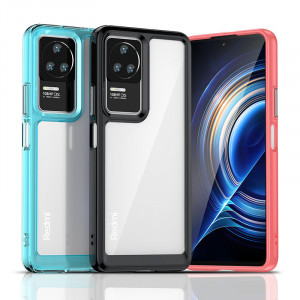 Прозрачен гръб с гел рамка Outer Space - Xiaomi Poco F4 син - Img 2