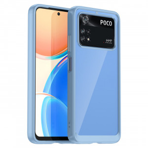 Прозрачен гръб с гел рамка Outer Space - Xiaomi Poco M4 Pro 5G син - Img 12