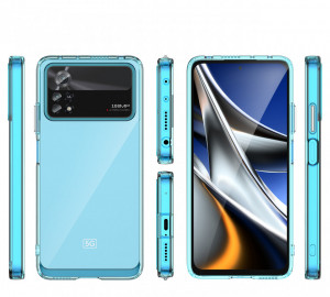 Прозрачен гръб с гел рамка Outer Space - Xiaomi Poco X4 Pro 5G черен - Img 7
