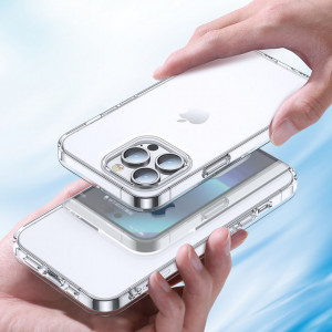 Прозрачен гръб JOYROOM 14X - iPhone 14 Pro Max (JR-14X4) прозрачен - Img 3