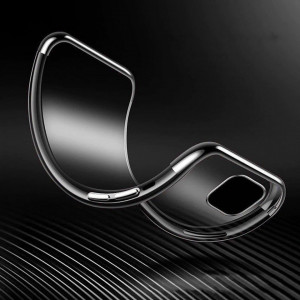Прозрачен силиконов гръб с цветен кант Clear Color - Samsung Galaxy S22+ син - Img 6