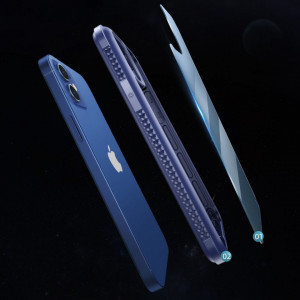 Прозрачен твърд гръб с рамка JOYROOM Frigate - iPhone 12 mini зелен - Img 5