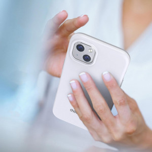 Противоударен гръб CHOETECH MFM Anti-drop MagSafe - iPhone 13 бял - Img 3