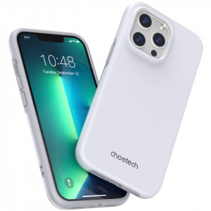 Противоударен гръб CHOETECH MFM Anti-drop MagSafe - iPhone 13 Pro бял - Img 1