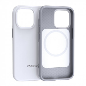 Противоударен гръб CHOETECH MFM Anti-drop MagSafe - iPhone 13 Pro бял - Img 6