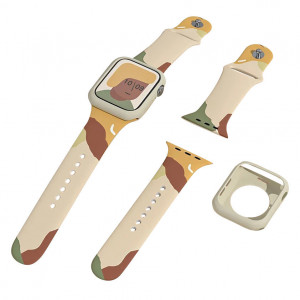 Силиконова каишка Moro - Apple Watch 40mm Series 6 / 40mm Series 5 / 40mm Series 4 / 38mm Series 3 / 38mm Series 2 (1) камуфлаж - Img 2