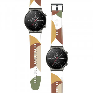 Силиконова каишка Moro - Huawei Watch GT 2 Pro (5) камуфлаж - Img 2