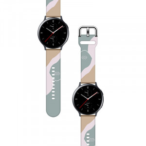 Силиконова каишка Moro - Samsung Galaxy Watch4 Classic 42mm (17) камуфлаж - Img 2