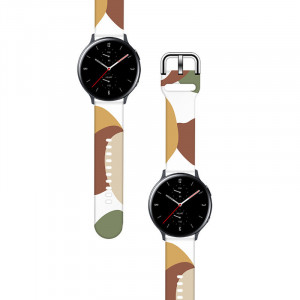 Силиконова каишка Moro - Samsung Galaxy Watch4 Classic 42mm (4) камуфлаж - Img 2