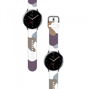 Силиконова каишка Moro - Samsung Galaxy Watch4 Classic 46mm (9) камуфлаж - Img 2