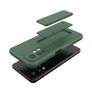 Силиконов гръб със стойка WOZINSKY Kickstand - Xiaomi Redmi Note 11 / 11S черен - Img 6