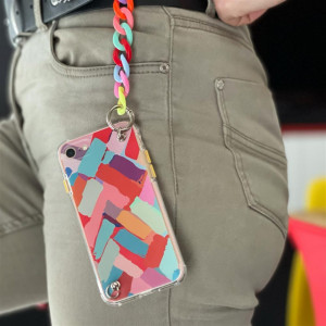Силиконов гръб с верига Color Chain - Xiaomi Redmi Note 10 Pro дизайн 2 - Img 5