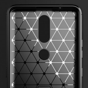Силиконов гръб Carbon - Nokia 2.4 черен - Img 4