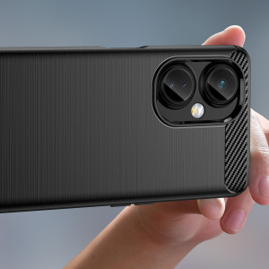 Силиконов гръб Carbon - OnePlus Nord CE 3 черен - Img 5