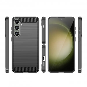 Силиконов гръб Carbon - Samsung Galaxy S24+ черен - Img 8
