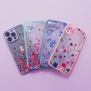 Силиконов гръб Design - iPhone 12 Pro Max розови цветя - Img 7