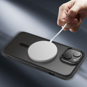 Силиконов гръб ESR Classic Hybrid Halolock MagSafe - iPhone 15 черен мат - Img 7