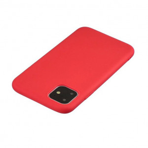 Силиконов гръб Soft Flexible Rubber - iPhone 11 Pro червен - Img 4
