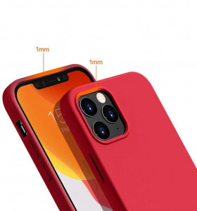 Силиконов гръб Soft Flexible Rubber - iPhone 13 Pro Max червен - Img 4