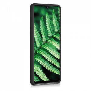 Силиконов гръб Soft Flexible Rubber - Samsung Galaxy A42 5G черен - Img 2