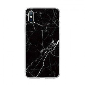 Силиконов гръб WOZINSKY Marble - Samsung Galaxy S21+ 5G черен - Img 2