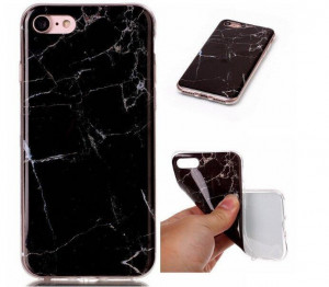 Силиконов гръб WOZINSKY Marble - Samsung Galaxy S21+ 5G черен - Img 8