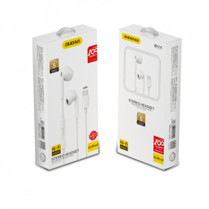 Слушалки с кабел DUDAO USB Type C бял (X14PROT) - Img 5