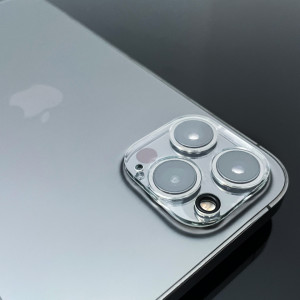 Стъклен протектор за камера с пълно покритие 9H WOZINSKY - iPhone 13 Pro Max - Img 3
