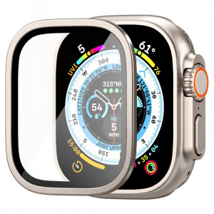 Стъклен протектор с метална рамка SPIGEN Tr Slim Pro - Apple Watch Ultra 49mm / Ultra 2 49mm TITANIUM - Img 10